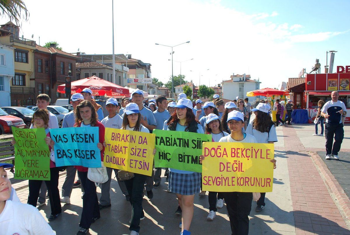Mudanyalı Minikler Çevre Gününde Yürüdü