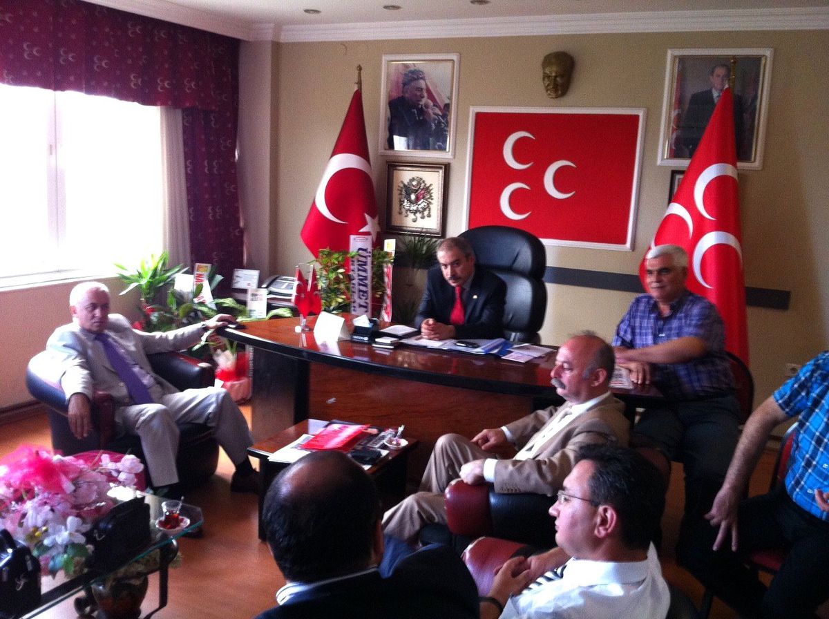 Aydın Baro Başkanı Germen\'den MHP İl Başkanı Köse\'ye Ziyaret