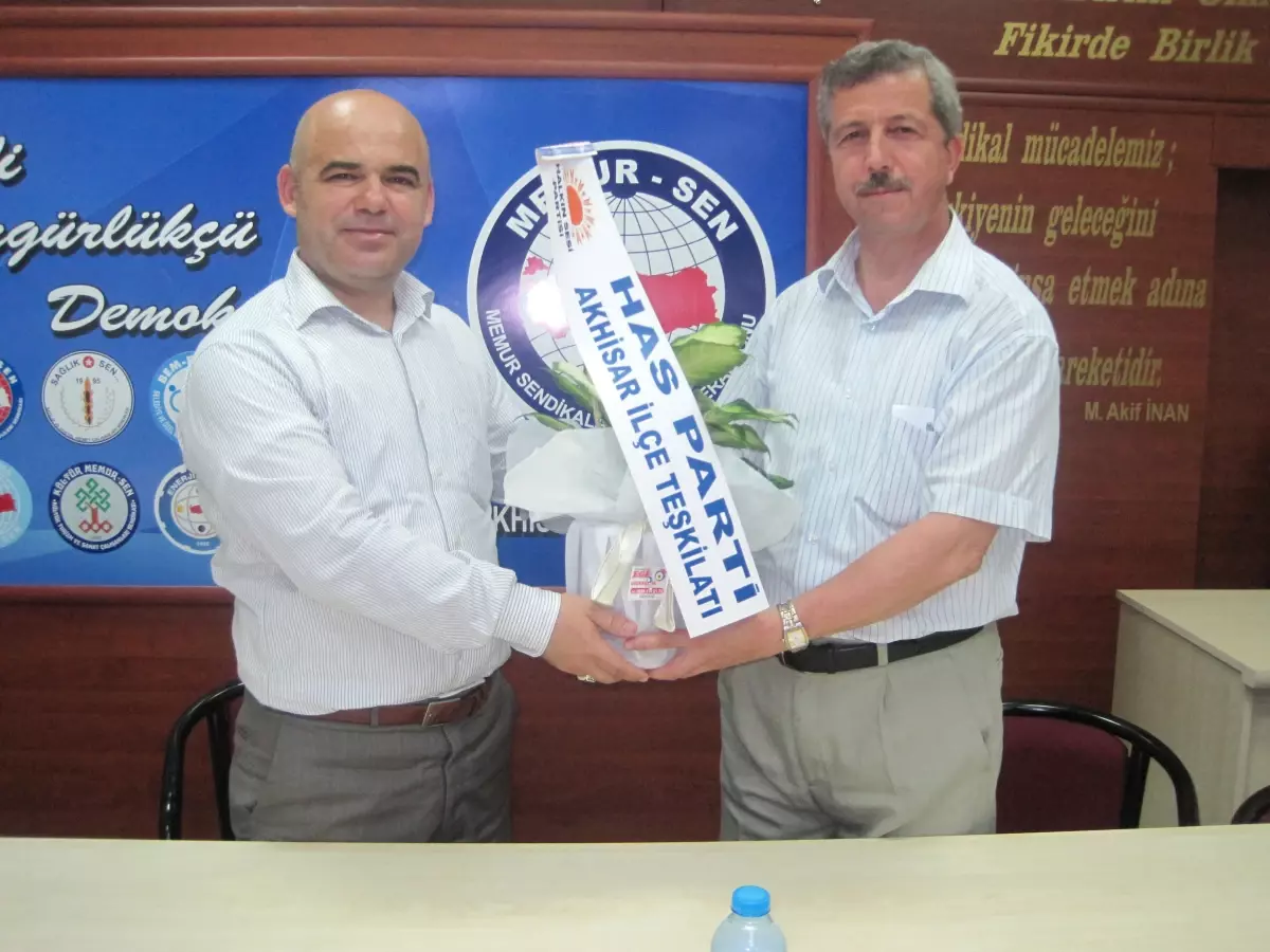 Akhisar Has Parti\'den Memur-Sen\'e Ziyaret