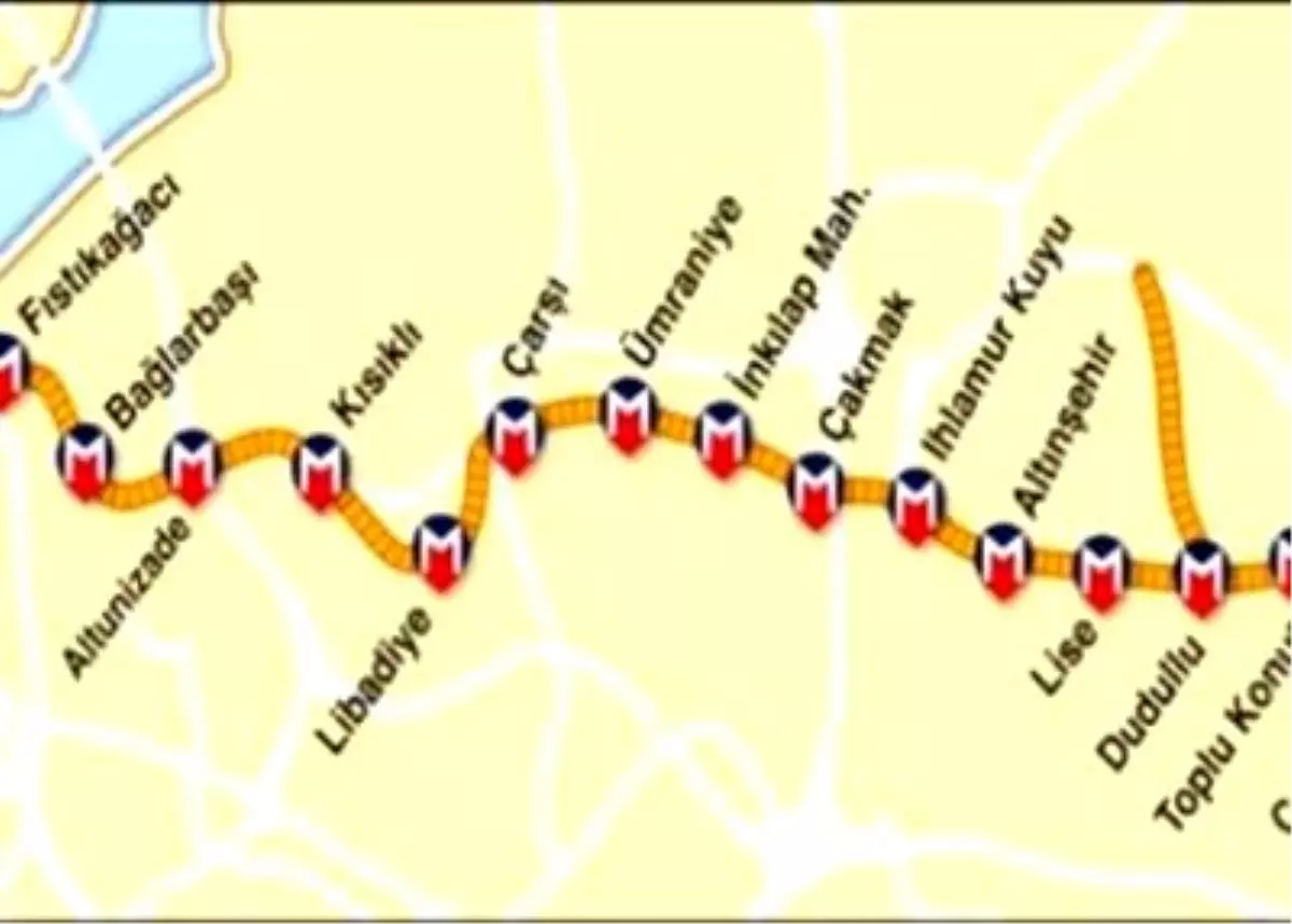 Anadolu Yakasının 2\'nci Metrosu 38 Ayda Bitecek