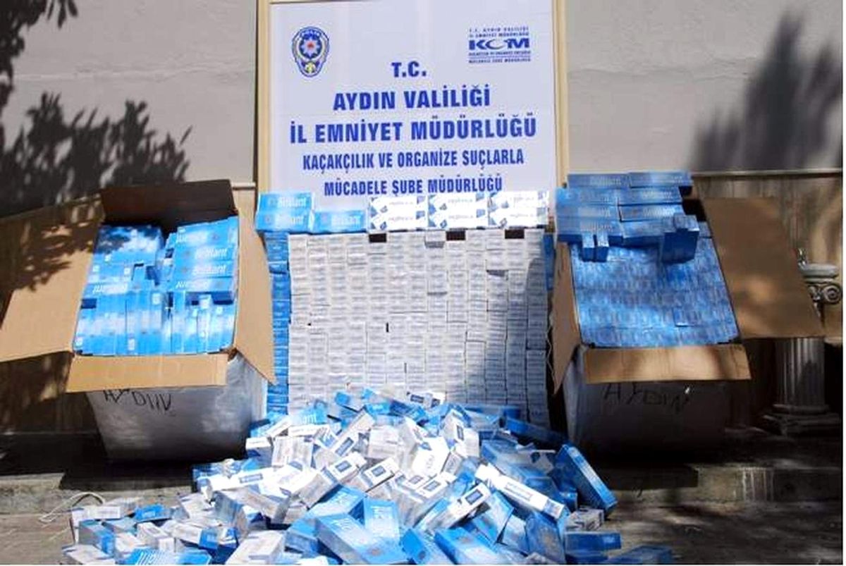 Aydın\'da 22 Bin 500 Paket Kaçak Sigara Ele Geçirildi