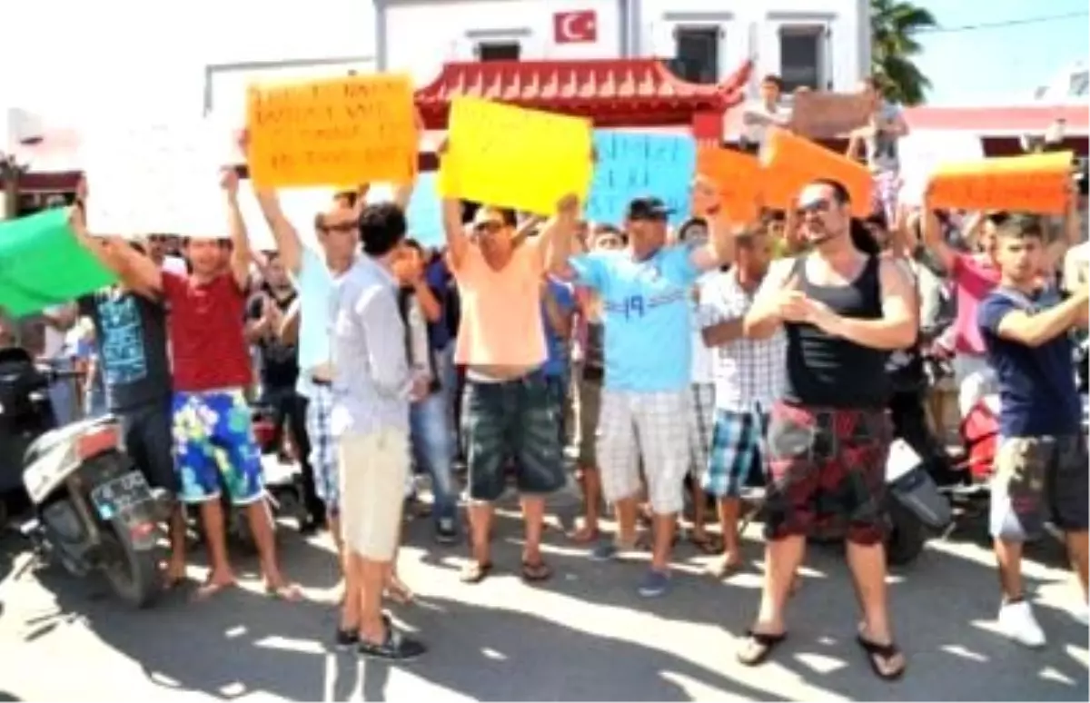 Bodrum Esnafından Ceza Protestosu