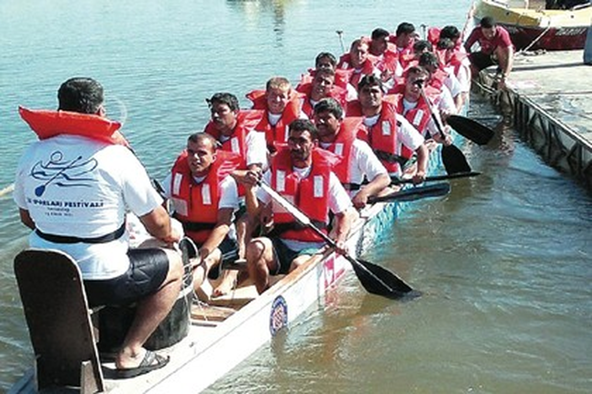 Denizi Olmayan Gaziantep\'te Su Sporları Yarışı