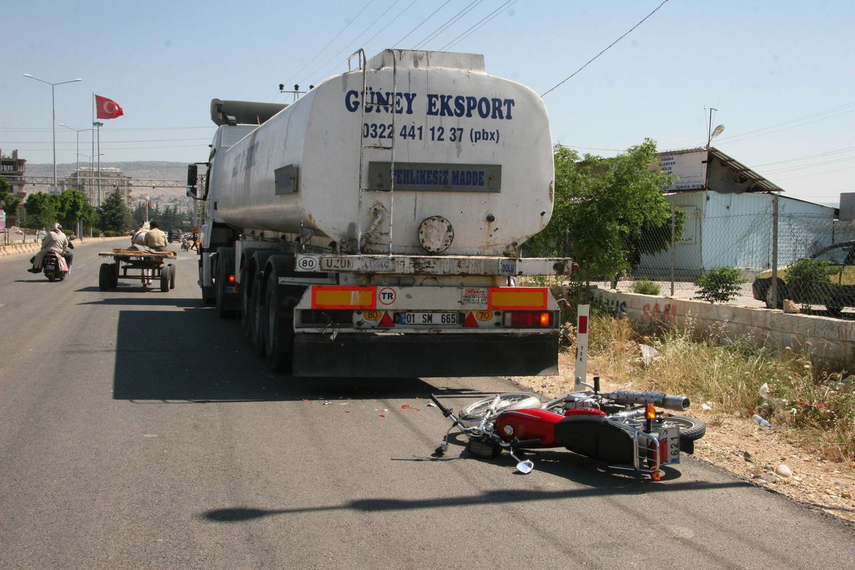 Kilis\'te Trafik Kazası: 1 Yaralı