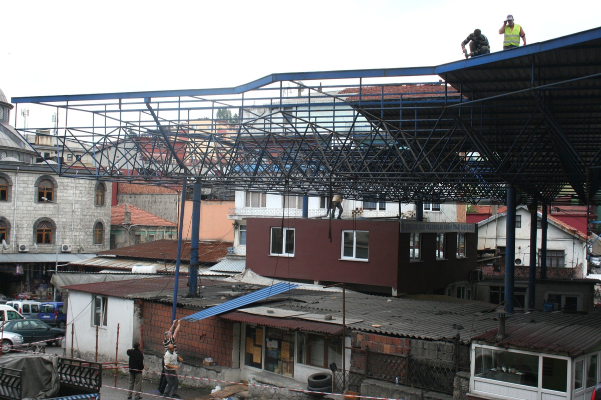 Zonguldak Pazaryeri Söküm Çalışmaları Başladı
