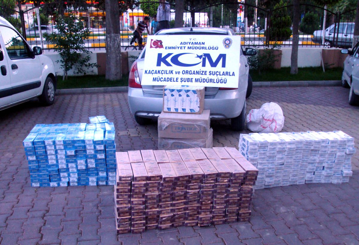 Adıyaman\'da 6 Bin 500 Paket Kaçak Sigara Ele Geçirildi