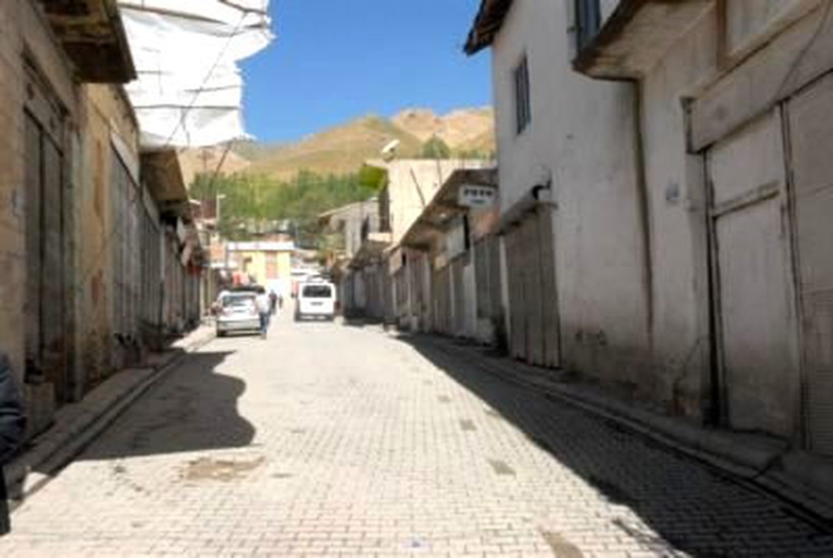 Baskale\'de Kepenk Kapama Eylemi