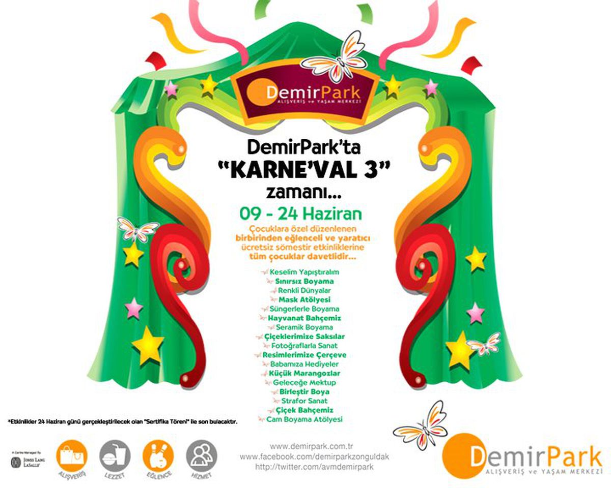 Demirpark Avm\' de Karne Val 3 Başlıyor