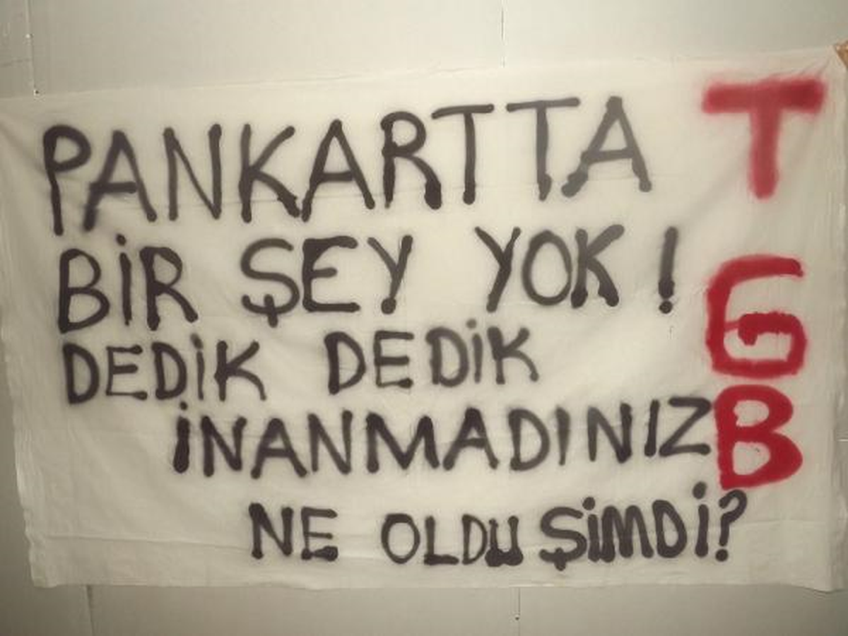 Denizli\'de 9 Tgb\'liye Pankart Gözaltısı