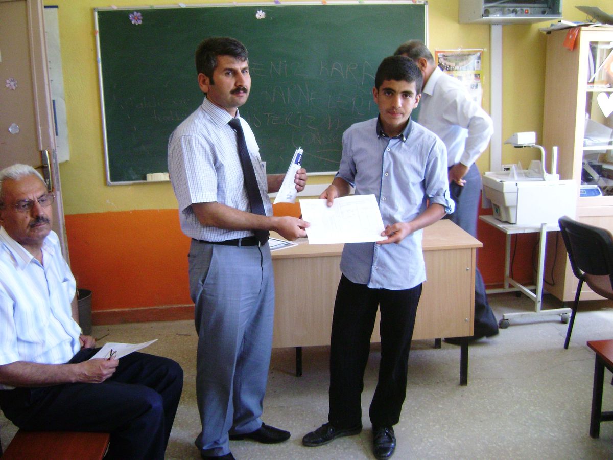 Doğanşehir\'de Karne Heyecanı