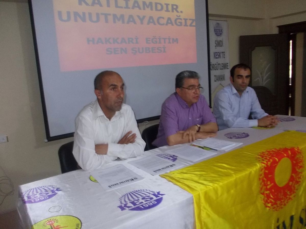 Eğitim-Sen Hakkari Şubesi\'den Uludere Olayına Kınama