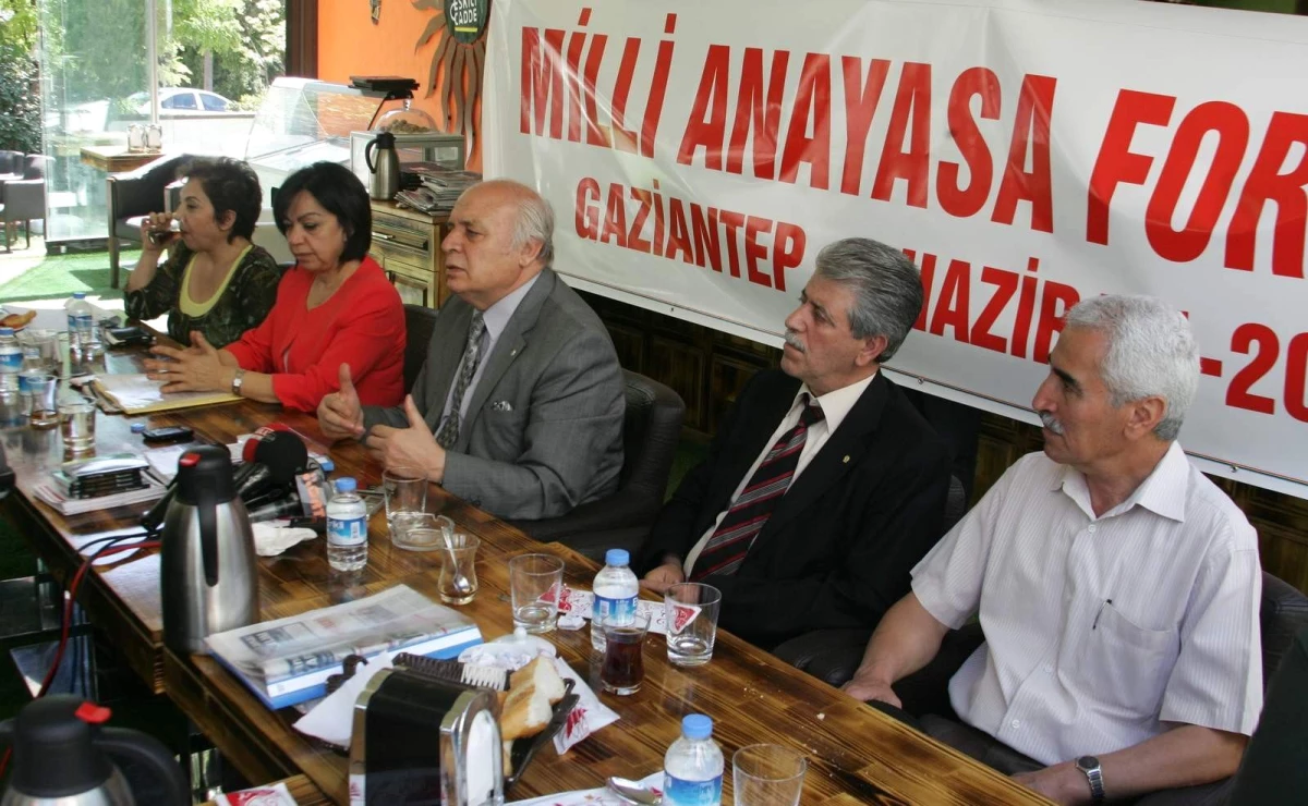 Gaziantep\'te \'Milli Anayasa Forumu Toplantısı\' Düzenlenecek
