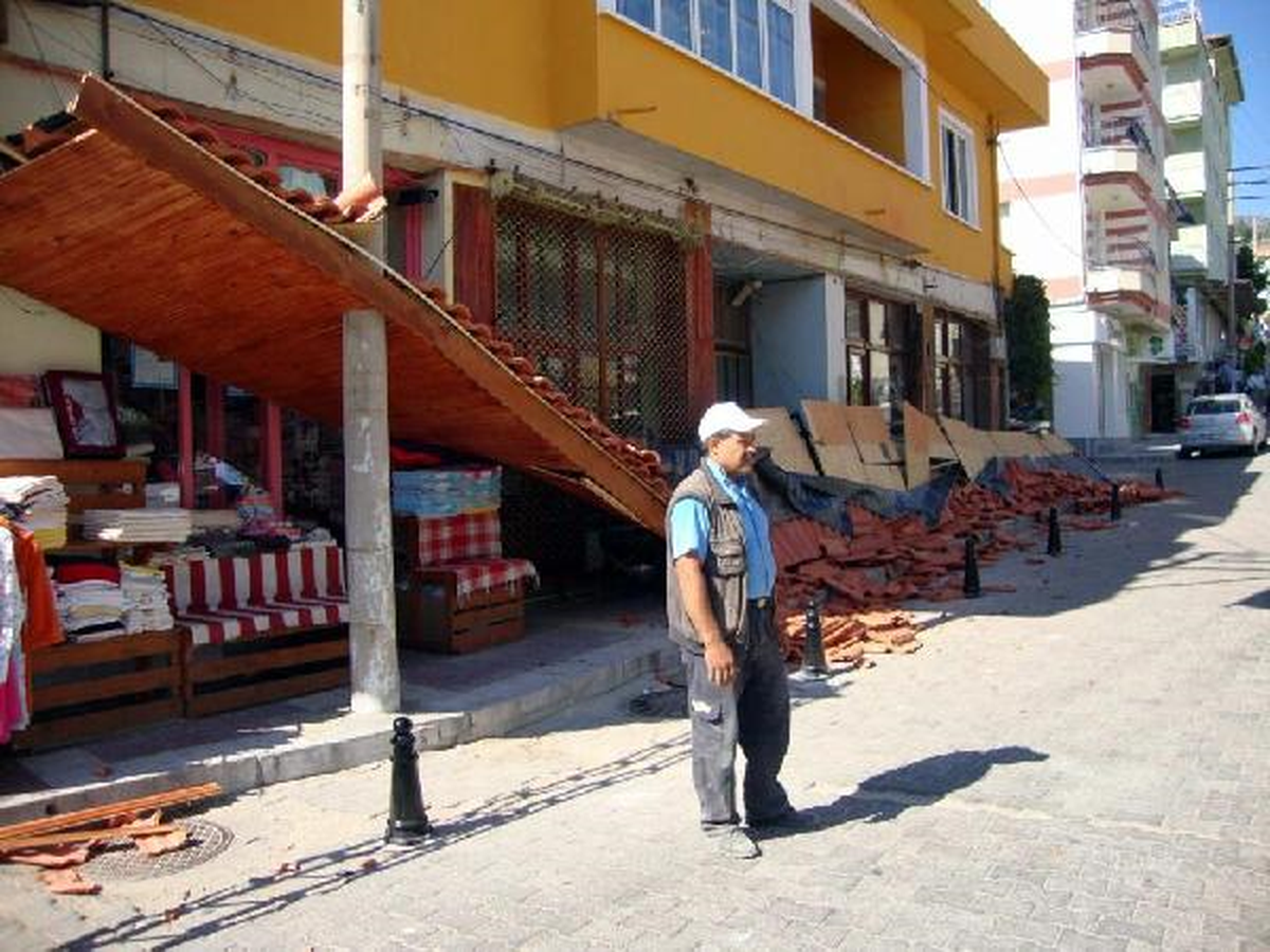 Gölgelik Çöktü, 2 İşçi Yaralandı