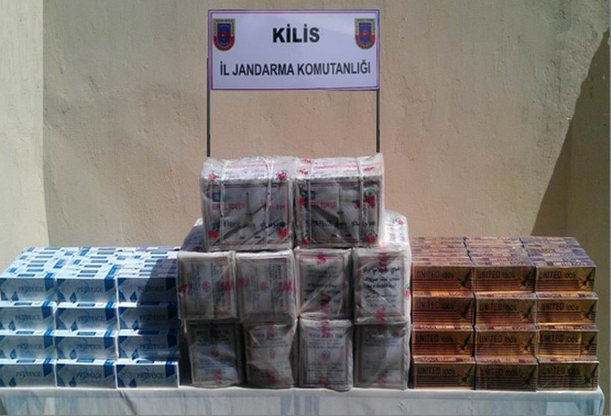Kilis\'te Kaçak Çay ve Sigara Operasyonu