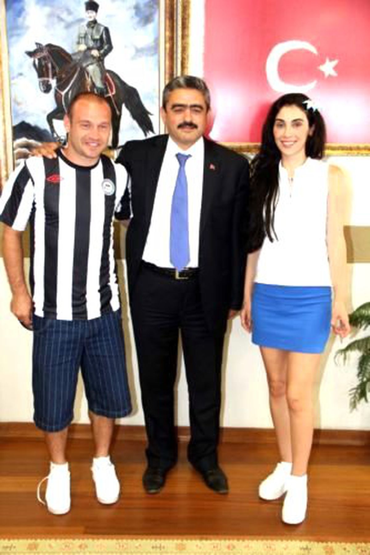 Serkan ve Aydın\'dan Adlarını Yaşatan Başkan Alıcık\'a Ziyaret