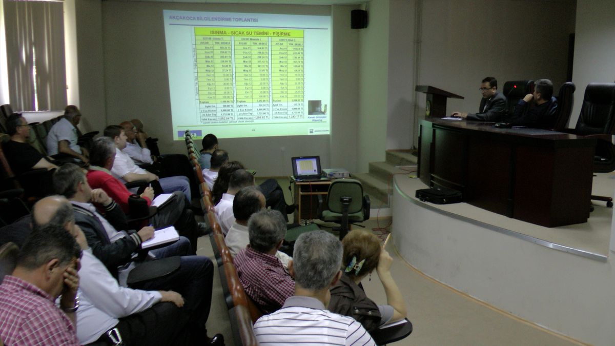 Dergaz 2012 Değerlendirme Toplantısını Akçakoca\'da Yaptı