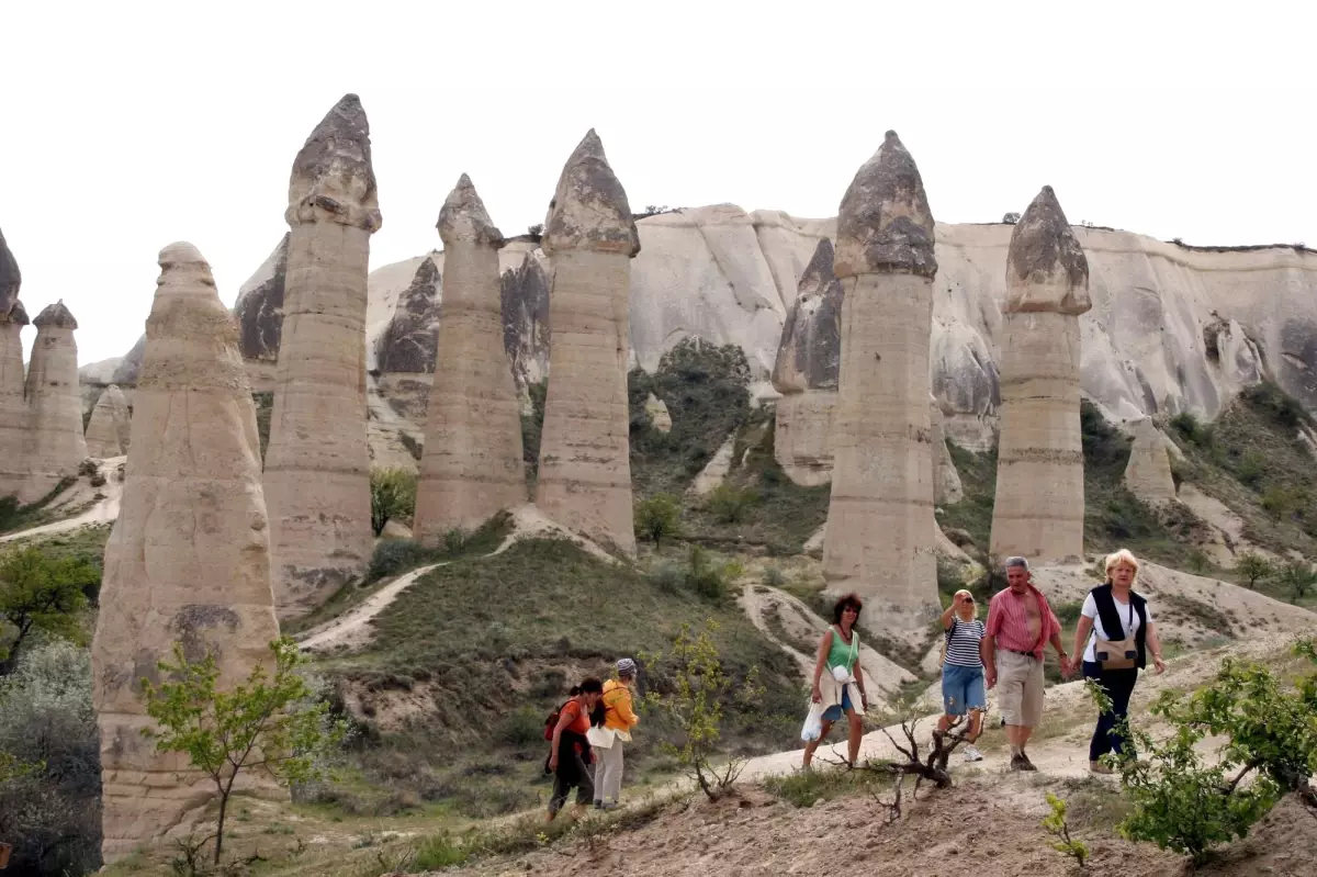 Kapadokya Bölgesini 5 Ayda 848 Bin Turist Ziyaret Etti