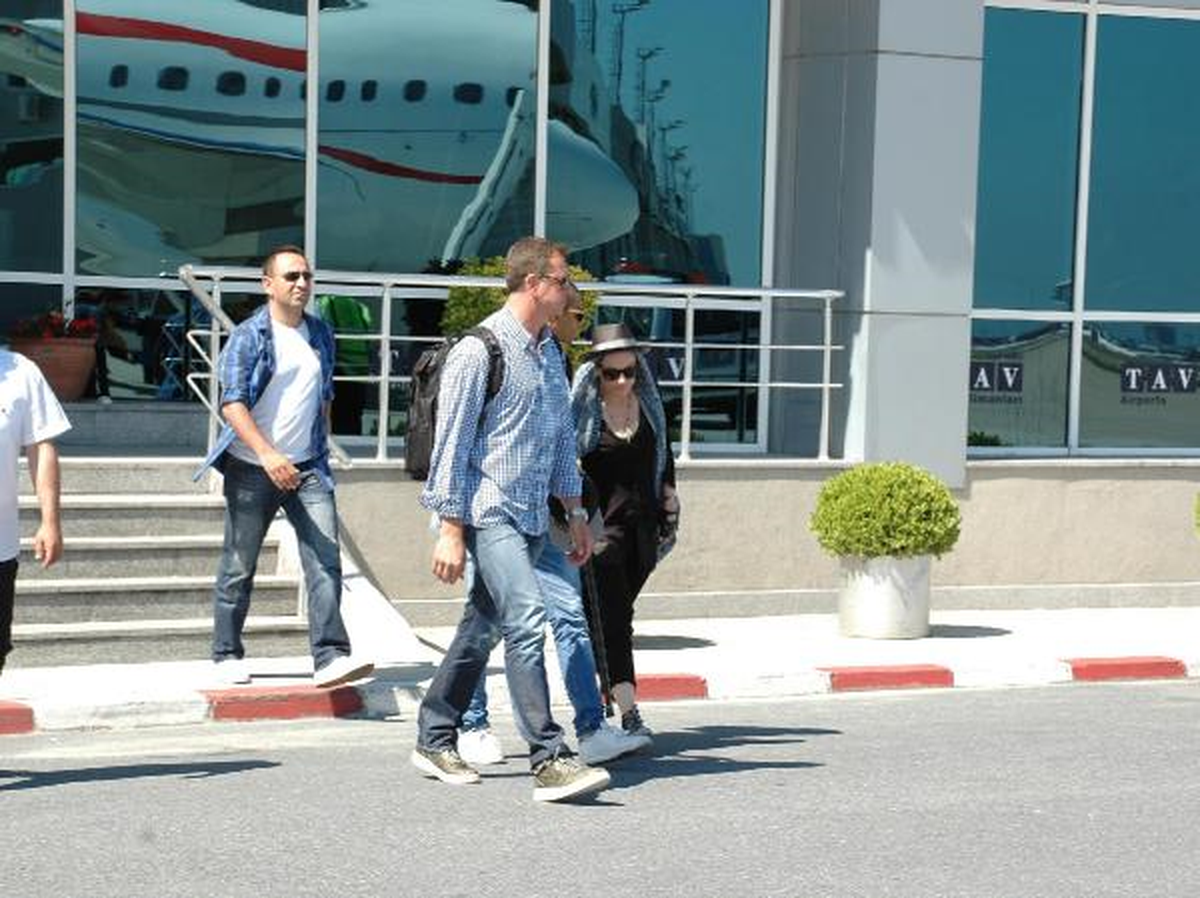 Madonna Roma\'ya Gitti