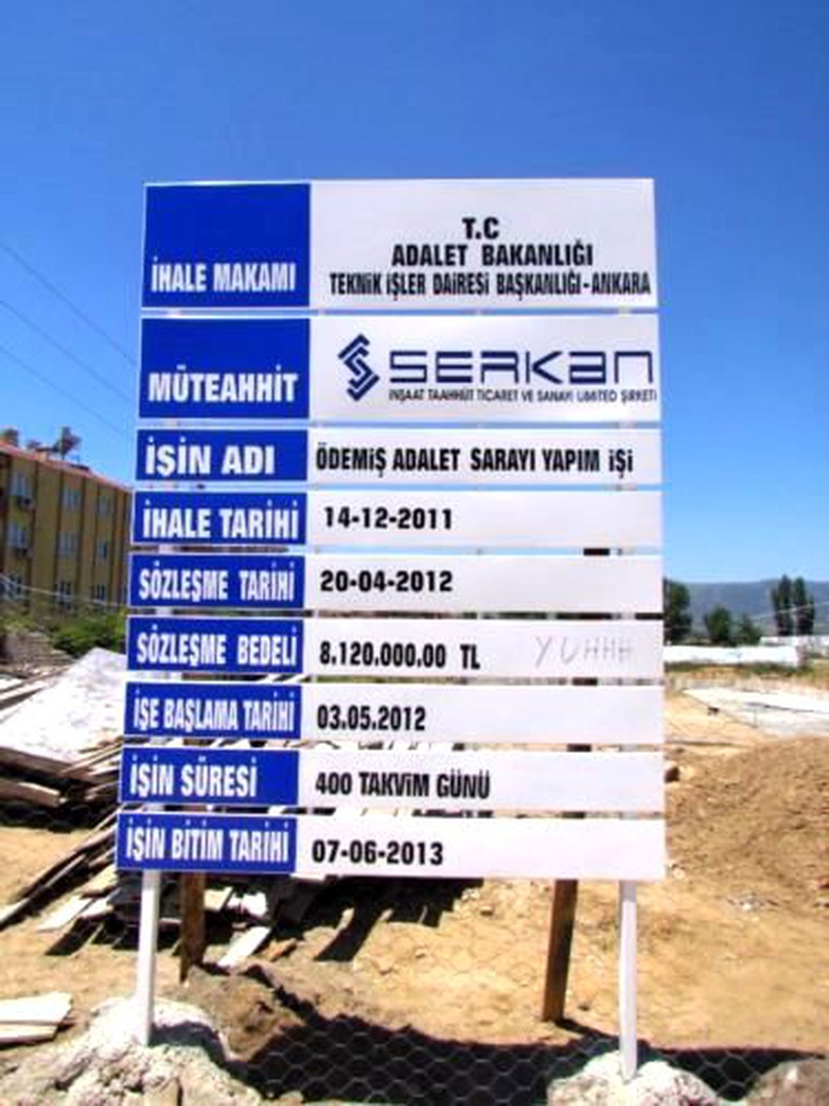 Ödemiş\'in Yeni Adalet Sarayı İçin Çalışmalar Başladı