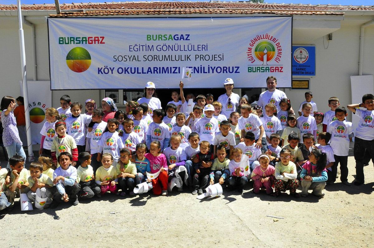 Bursagaz Okulları Onarıyor