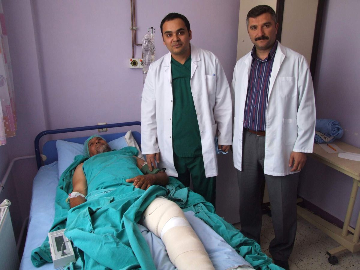 Çermik\'te İlk Total Diz Protez Ameliyatı Yapıldı