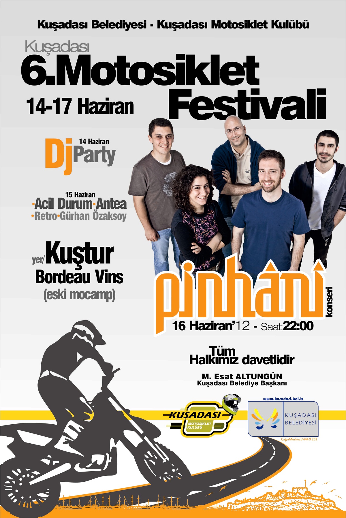 6. Kuşadası Motosiklet Festivali 14-17 Temmuz\'da