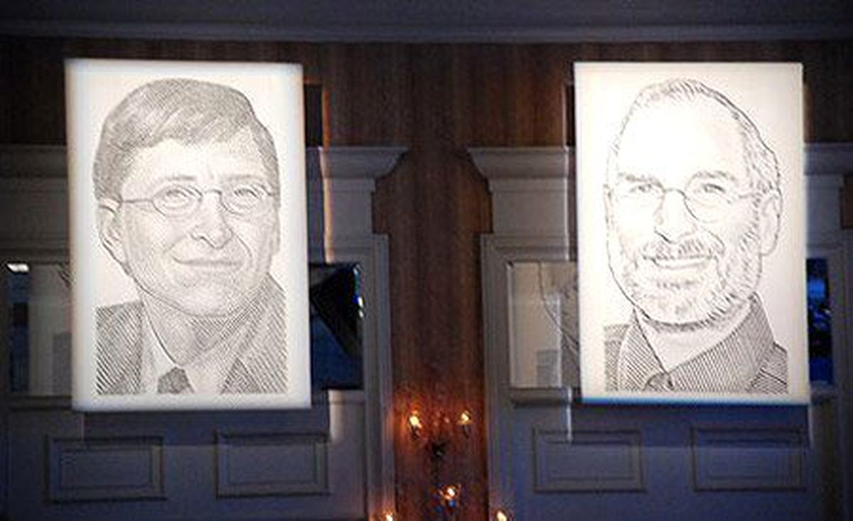 Bill Gates ve Steve Jobs...
