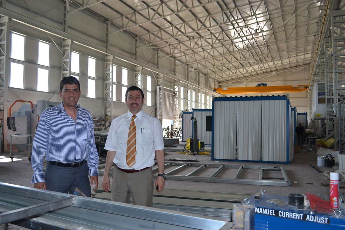 Doğunun İlk Prefabrik Yapı Fabrikası Yoğun İlgi Görüyor