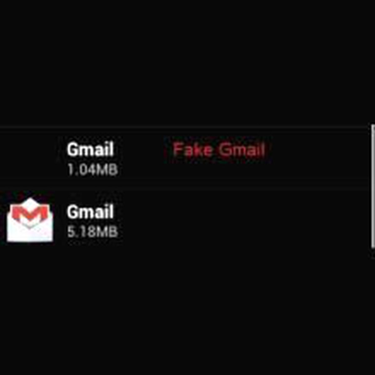 Gmail gibi, ama Gmail değil!