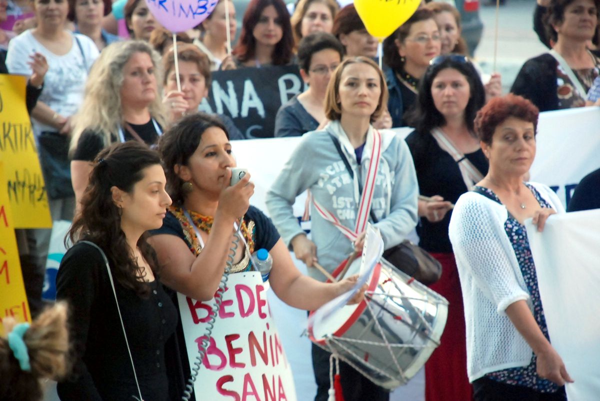 Kadınlardan Trompetli Eylem