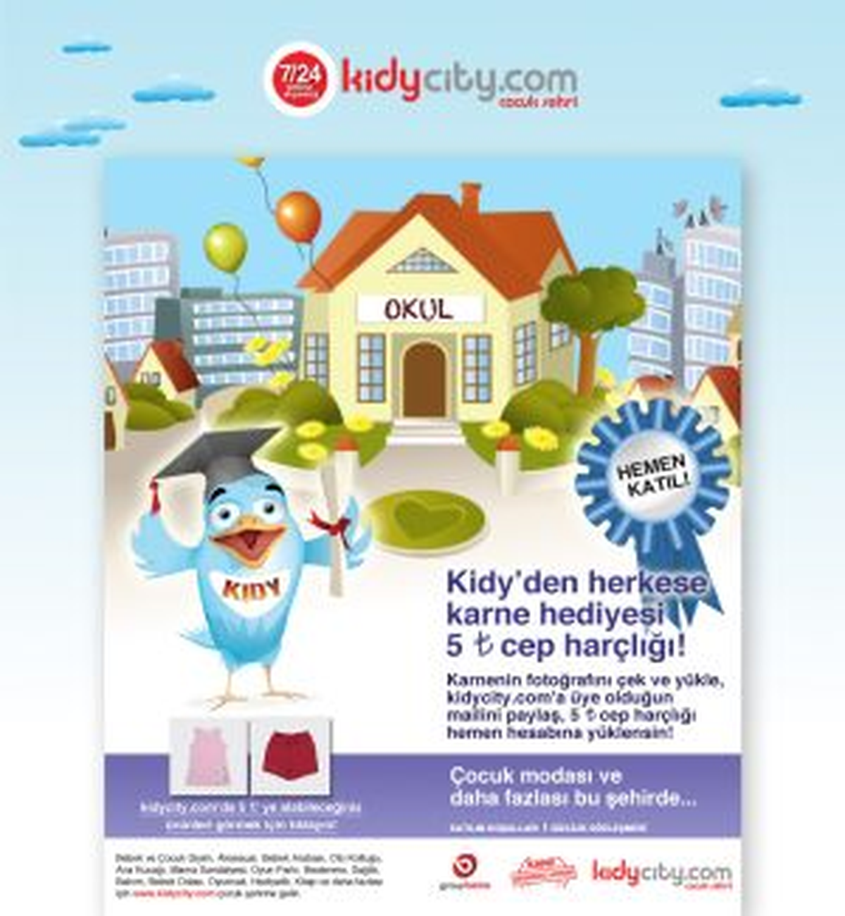 Karne Hediyeniz Kidycity\'den