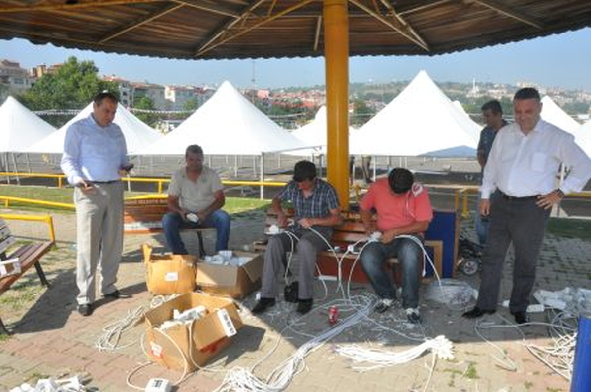 Başkan Dalgıç Festival Alanını İnceledi