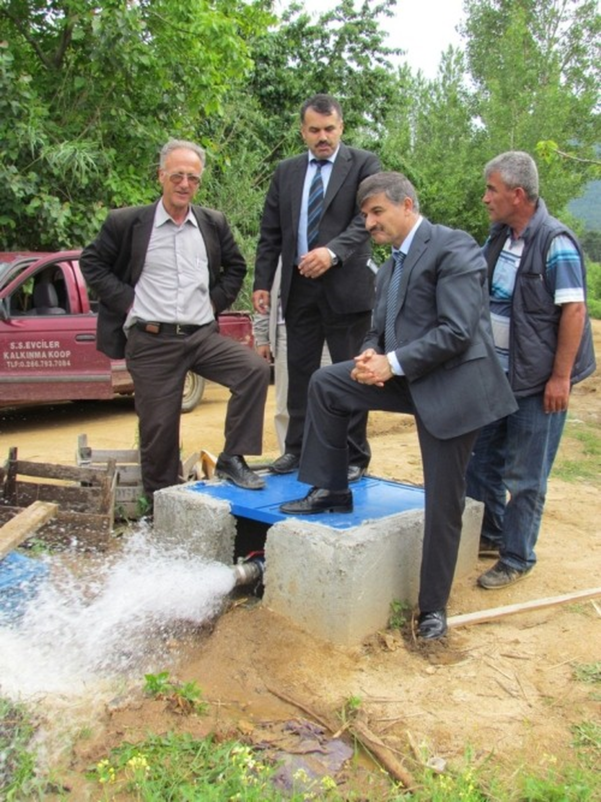 Evciler-Çavuşlu Toplu Basınçlı Sulama Sistemi Tamamlandı