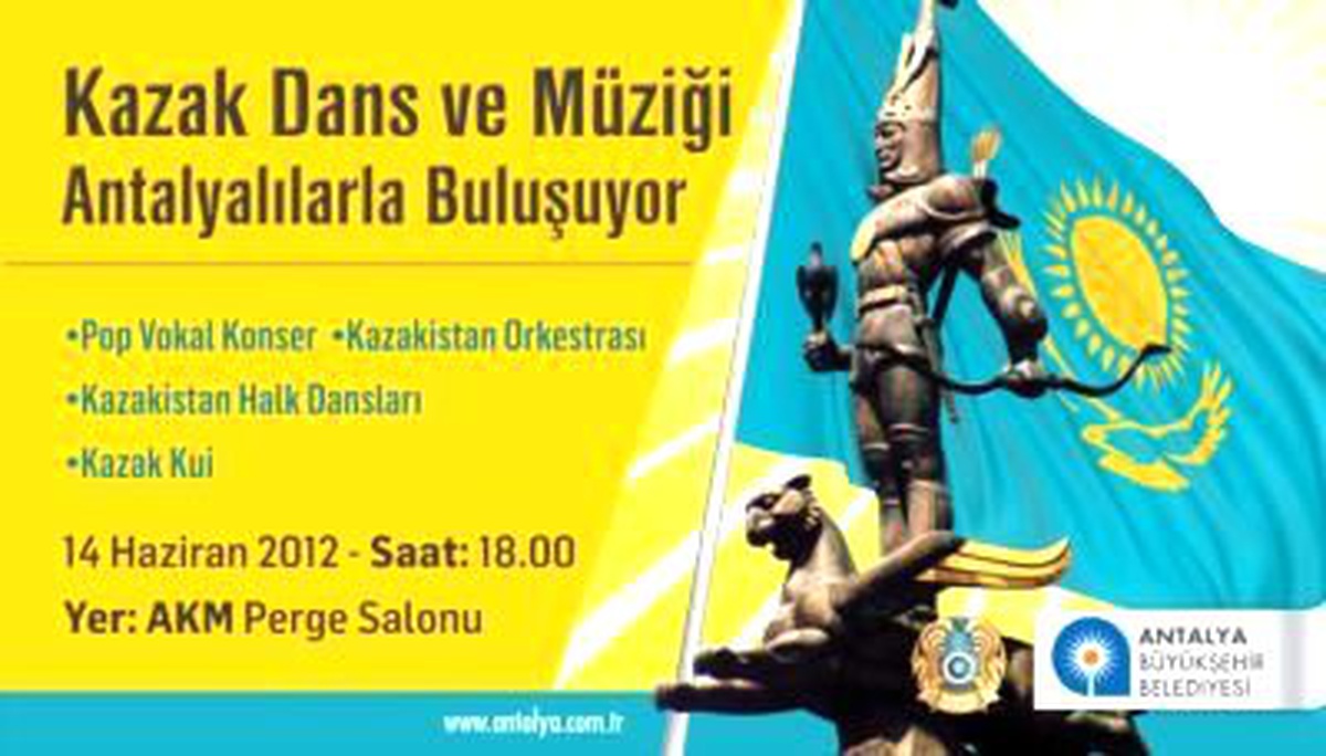 Kazak Dans ve Müziği Antalyalılarla Buluşuyor