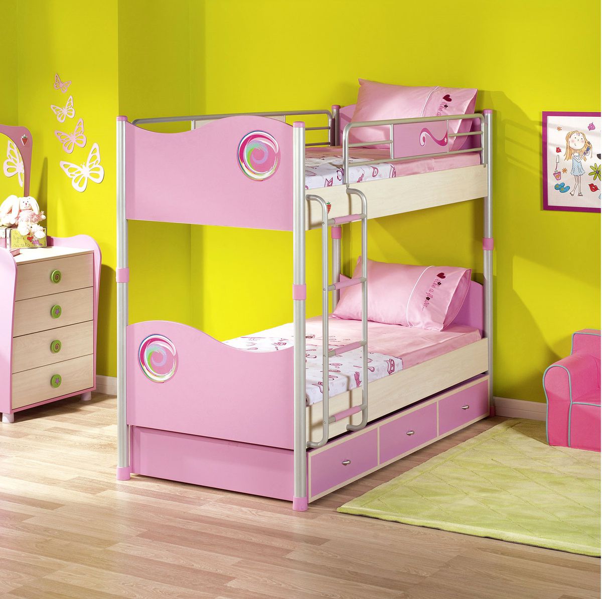 Kız Çocuklarına Özel Cupcake Odalar