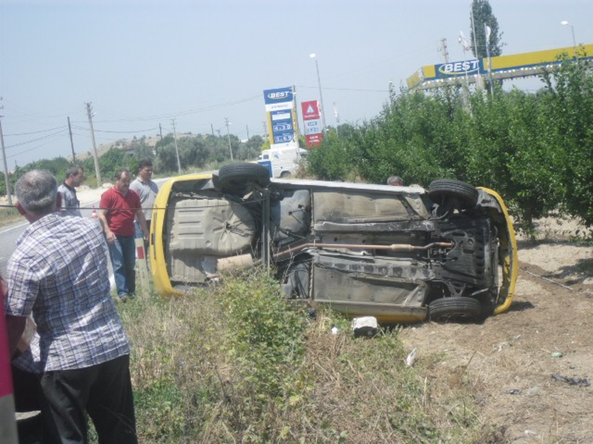 Ödemiş\'te Trafik Kazası: 1 Yaralı