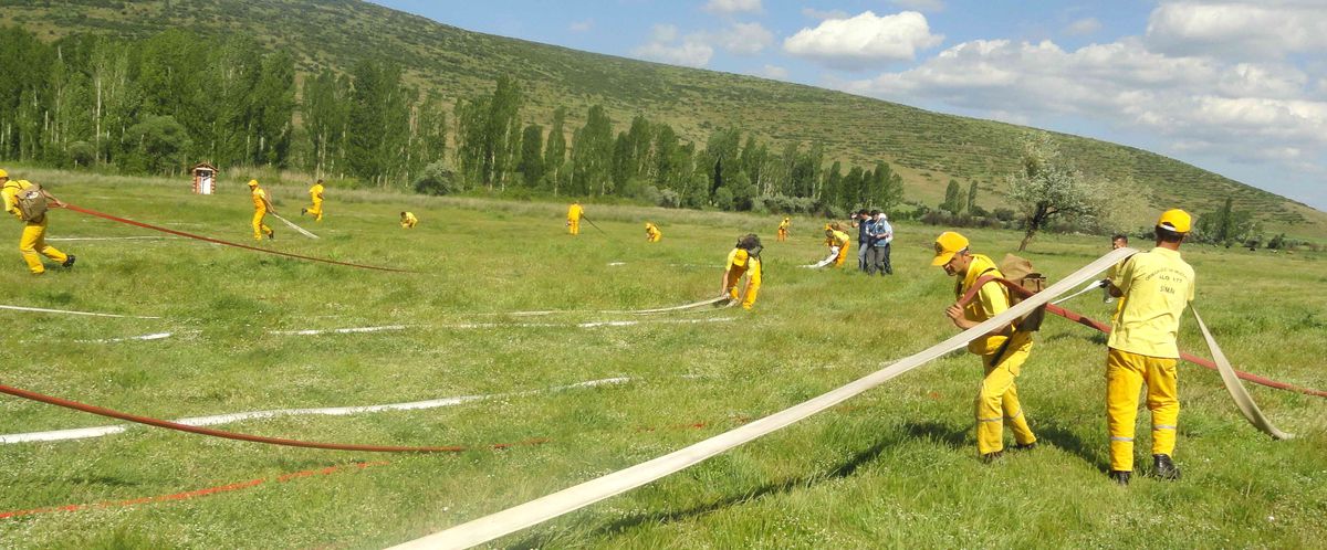 Simavlı Ormancılar Yangın Tatbikatından Tam Not Aldı