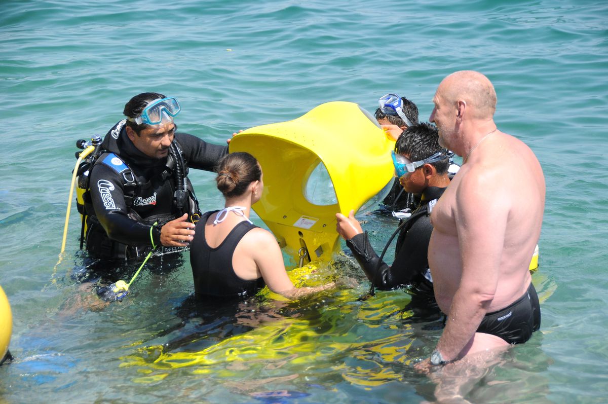 Turistlerin Yeni Gözdesi Tek Kişilik Deniz Altı
