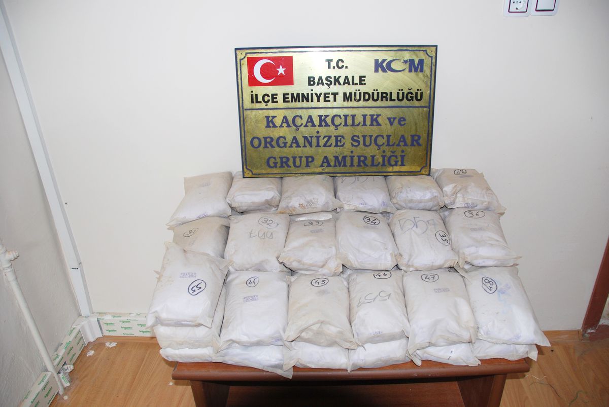Van\'da 57 Kilo Saf Eroin Ele Geçirildi