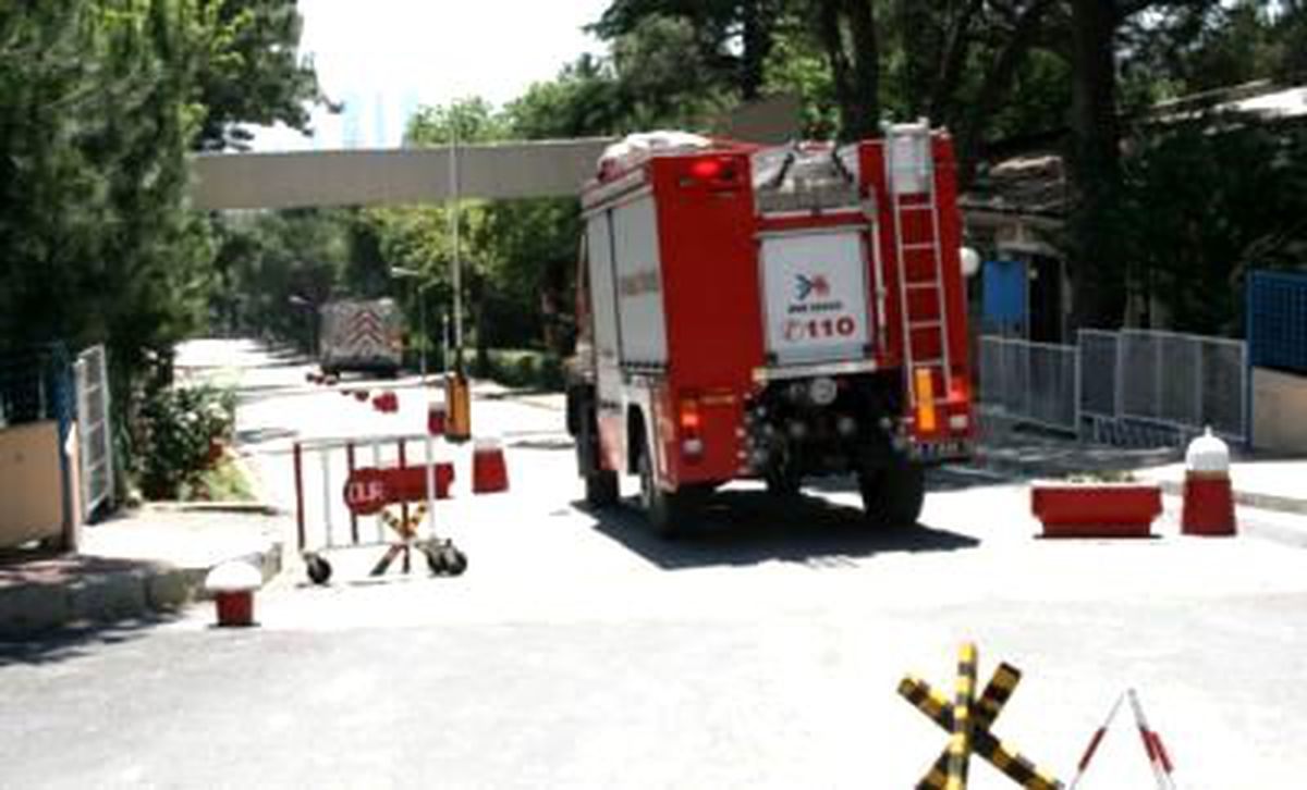 GATA\'da Yangın Paniği