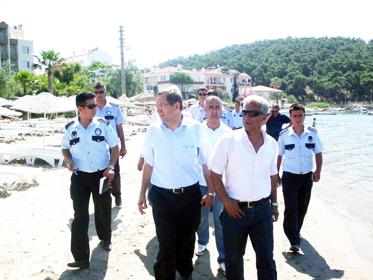 Ergin\'den Sarımsaklı Sahiline Sıkı Denetim