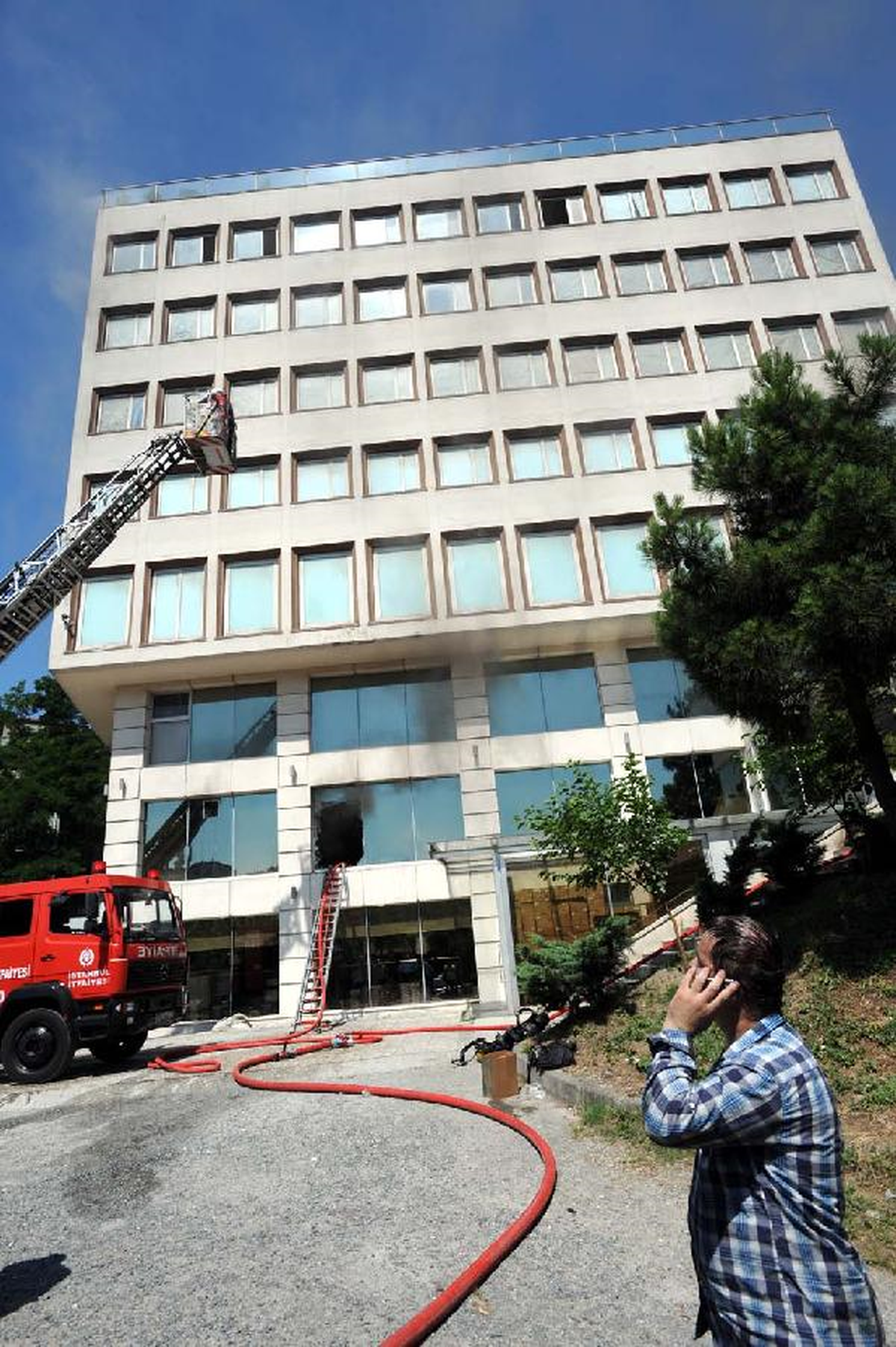 Konfeksiyon Şirketinde Yangın