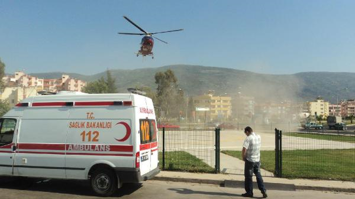 Ambulans Helikopter Minik İlkay İçin Havalandı