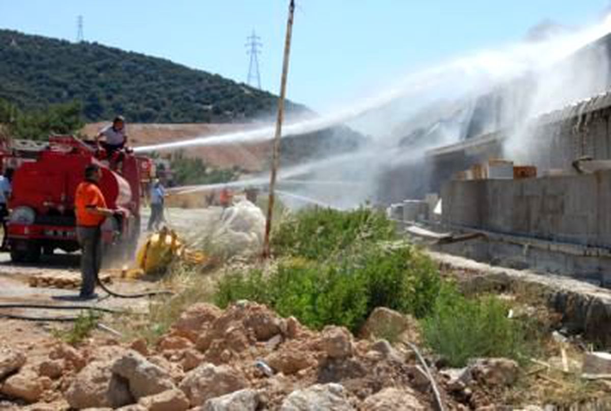 Bodrum\'da Yangın