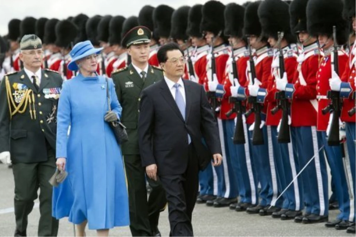 Çin Cumhurbaşkanı Jintao Danimarka\'da