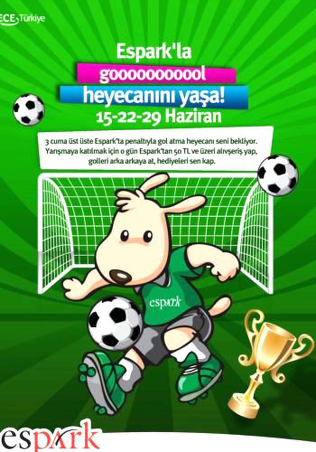 Espark Penaltı Yarışması Başlıyor
