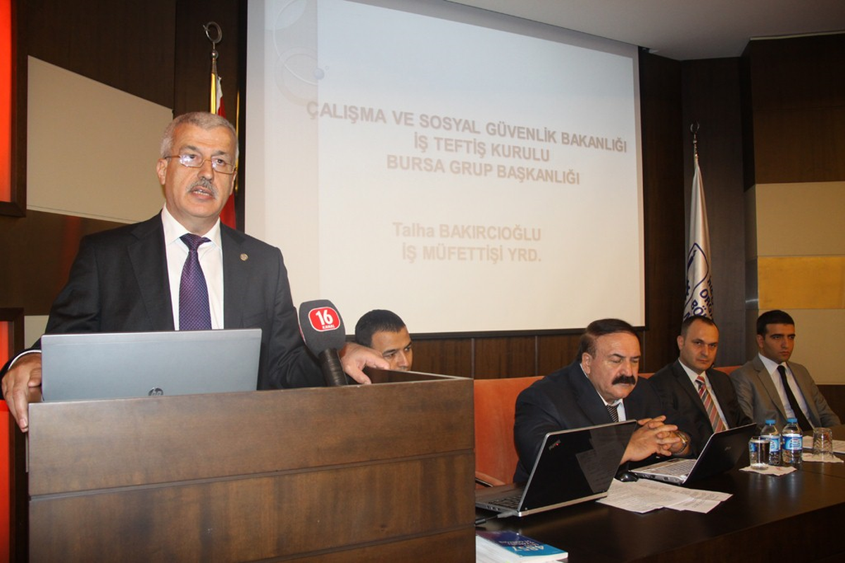 İş Teftiş Kurulu Bursa Grup Başkanı Yaşar Atar Açıklaması