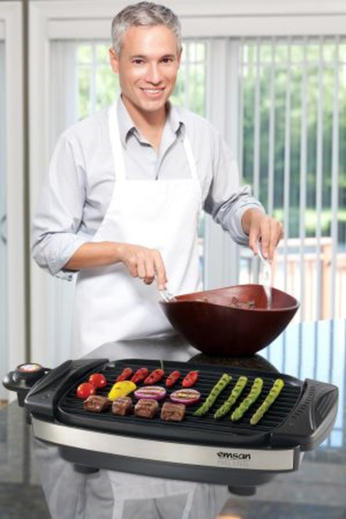 Izgara Yapmayı Seven Babalara Emsan Feel Steel Grill
