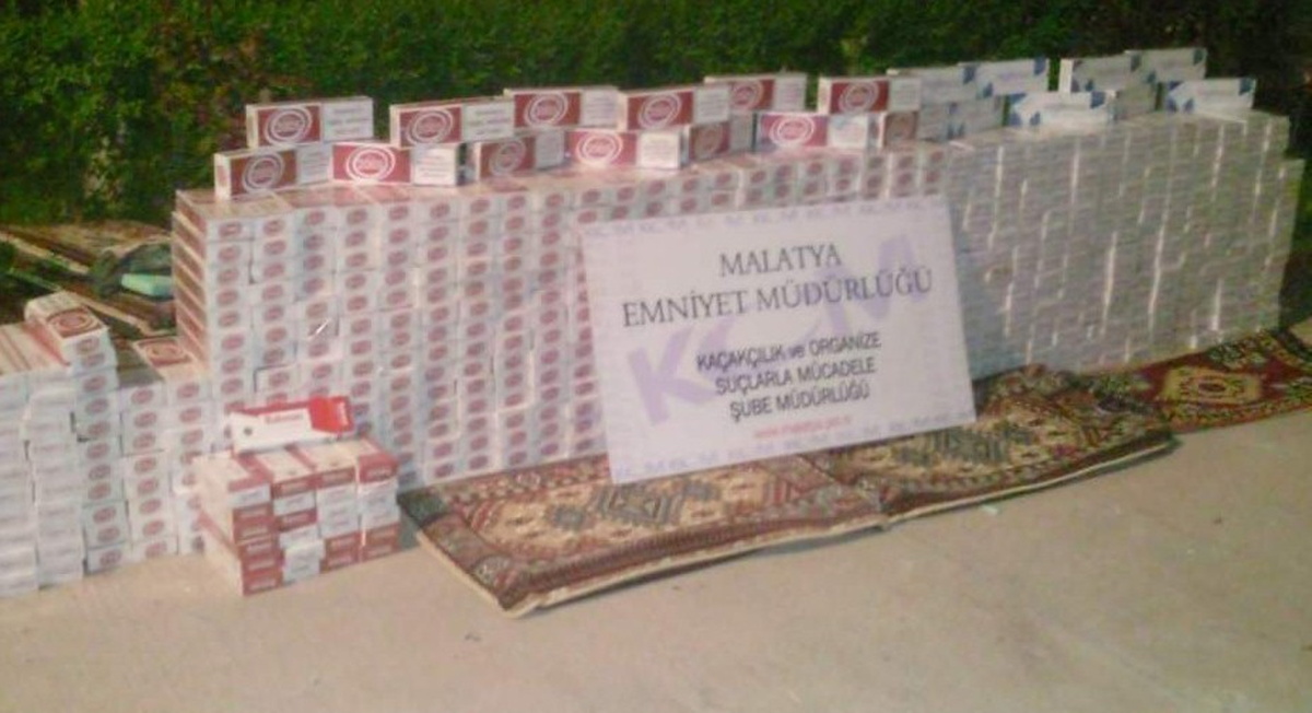 Malatya\'da 12 Bin Paket Kaçak Sigara Ele Geçirildi