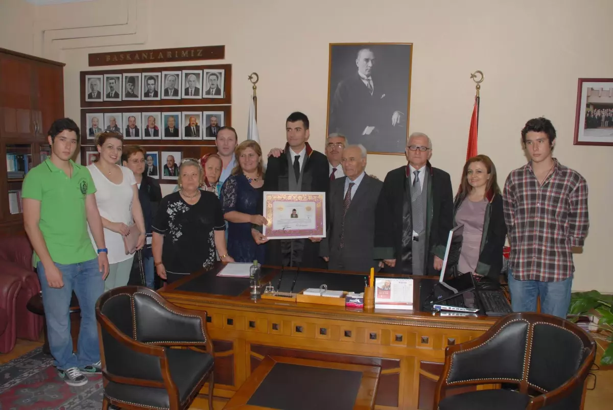 Samsun Barosu\'nda Cübbe Giyme Töreni